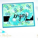 Tonic Studios Dainty Daisies and Aqua Pens