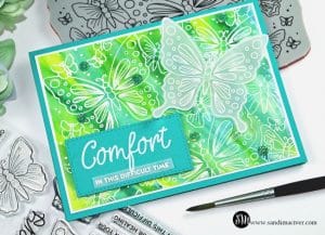 Butterfly Comfort stamps from Simon Says Stamp