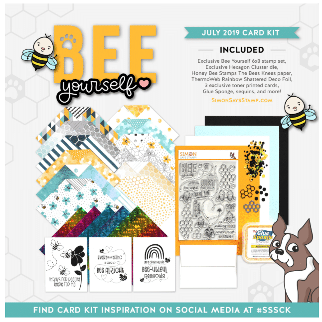 Simon Says Stamp July card kit - Bee Yourself