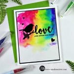 Rainbow Love from Simon Says Stamp Rest and Refresh release