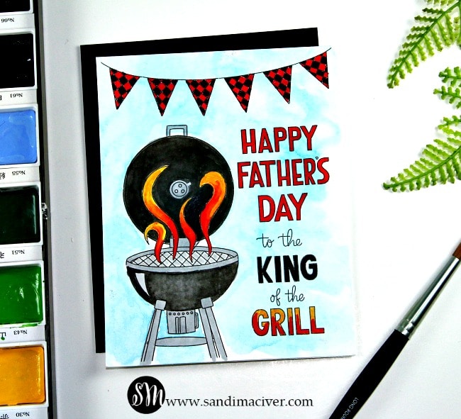 Simon Says Stamp Watercolor prints grill