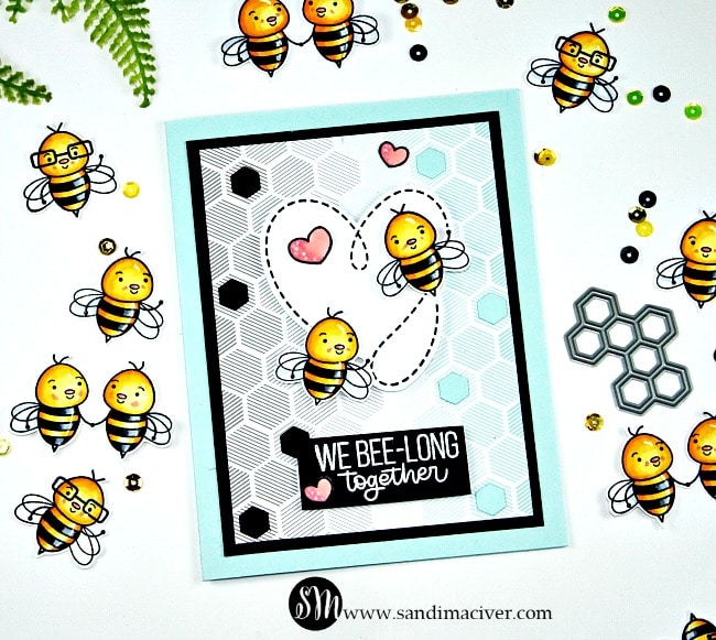 Simon Says Stamp Bee Yourself 4 cards from 1 Kit Video