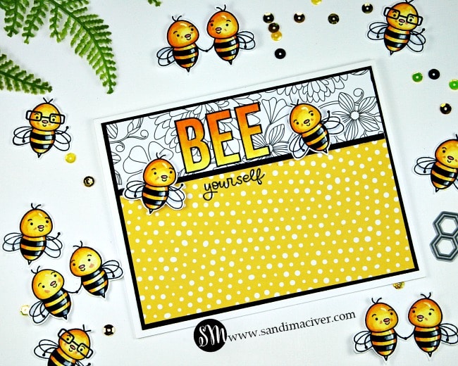 Simon Says Stamp Bee Yourself 4 cards from 1 kit video