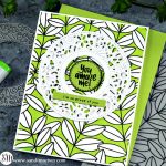 Outline Leaves and Filigree Wreath from Simon Says Stamp