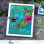 Hero Arts Tropical Flowers how to create a Ink Batik Background