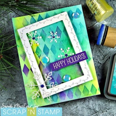 NEW VIDEO - Distress Oxide Christmas Cards - Sandi MacIver - Card ...