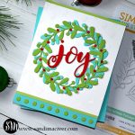 Simon Says Stamp Christmas Foliage Wreath Card