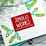 Simon Says Stamp Foral Stenciled Background