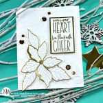 Memory Box Ruffled Poinsettia Christmas Cards