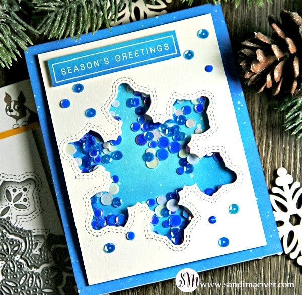 Diecember Shimmer Snowflake