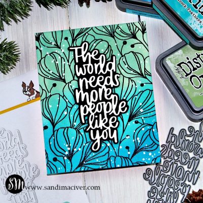 Simple Card Making with Simon Says Stamp DIECEMBER dies - Sandi MacIver ...