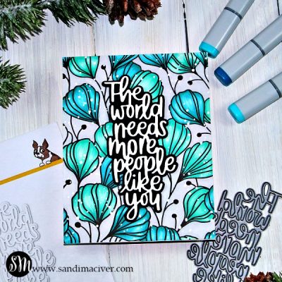 Simple Card Making with Simon Says Stamp DIECEMBER dies - Sandi MacIver ...
