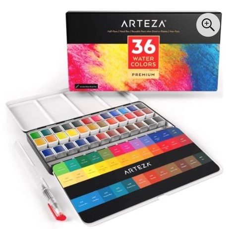 Arteza watercolor paint