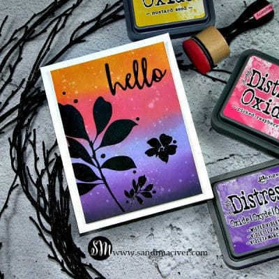 NEW VIDEO - Distress Oxides Color Combos and Cards 4 - Sandi MacIver ...