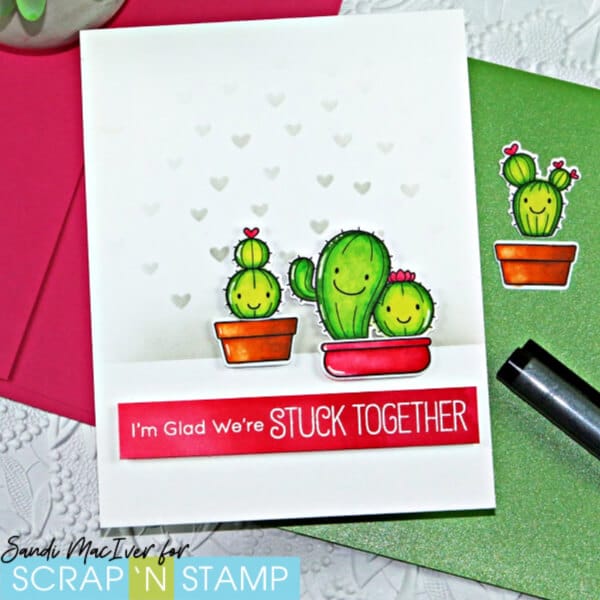 MFT Stamps Let s Stick Together Sandi MacIver Card making and