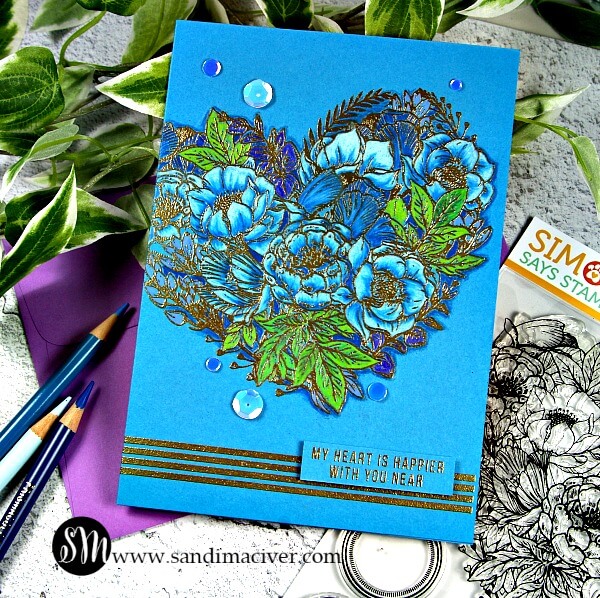 Simon Says Stamp Botanical Heart