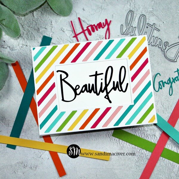 Pinkfresh Studio Rainbow Cards by Sandi Maciver