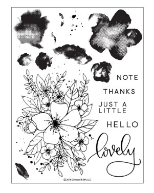 Concord and 9th Hello Lovely Stamp Set