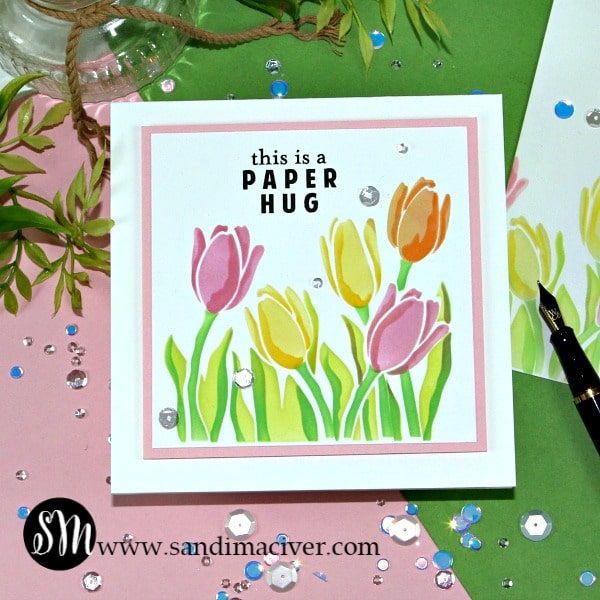 Simon Says Stamp Layered Tulips