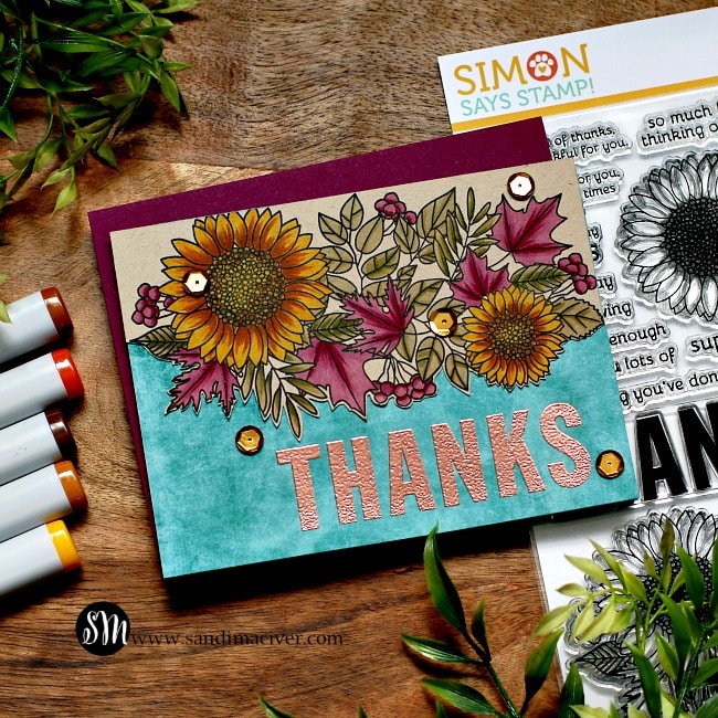 Simon Says Stamp Big Thanks Autumn Card Kit