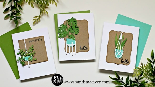 Spellbinders Take Time For You Project Kit Happy Plants Die set