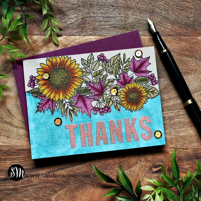 Simon Says Stamp Big Thanks Autumn Card Kit