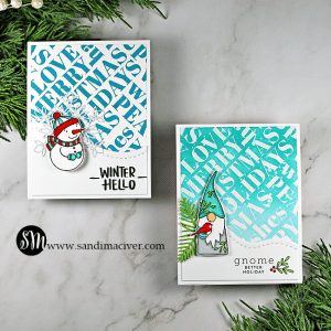 Simon Says Stamp Holiday Words Christmas Cards