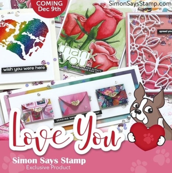 SImon Says Stamp new release - LOVE YOULove You Release square