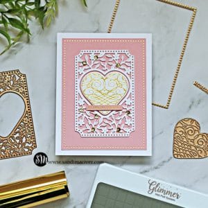 Spellbinders Calligraphy Hearts