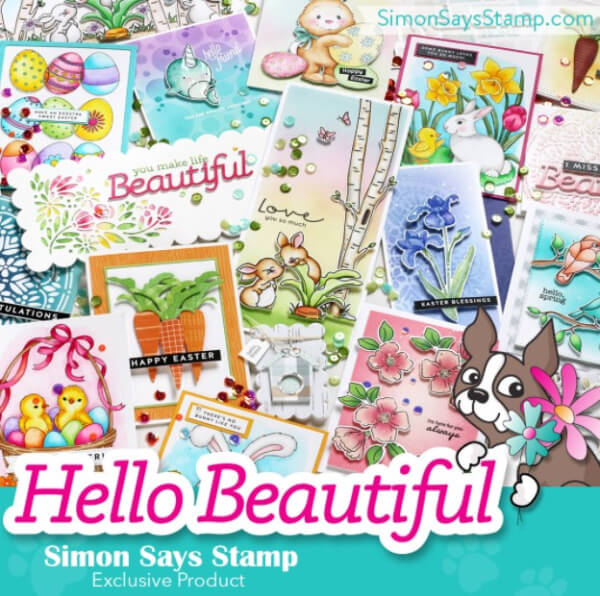 Simon Says Stamp Hello beautiful release square