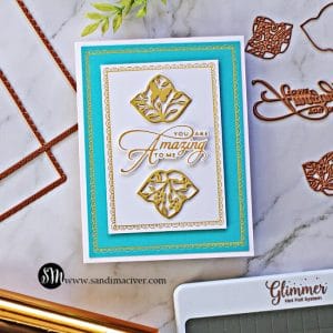 Spellbinders Scalloped Rectangle Glimmer of the Month