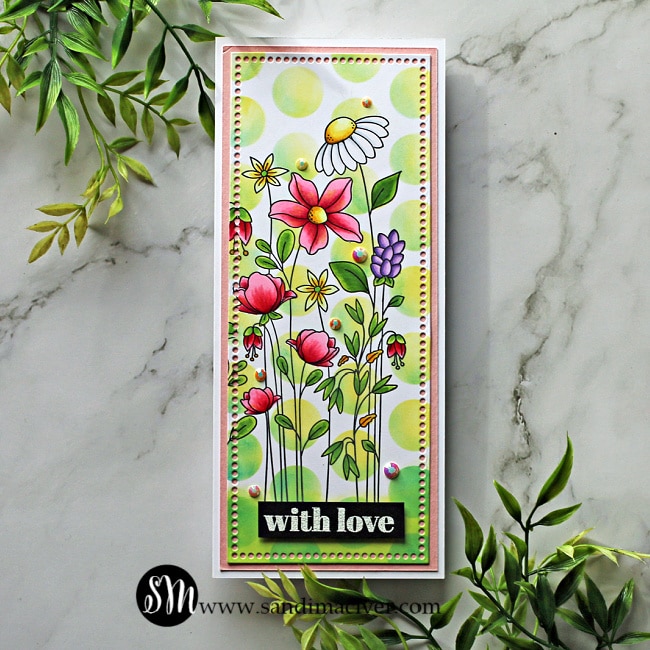 Simon Says Stamp Floral Garden Slimline Cards