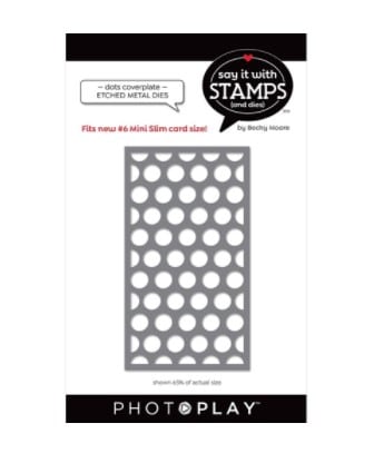 image of photoplay number 6 dots coverplate die
