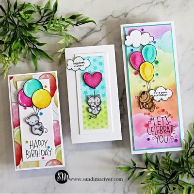 How to make a Mini Slimline Card - Sandi MacIver - Card making and ...