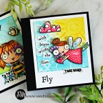 with brave wings she flies handmade card using card making supplies from AALL &amp; Create