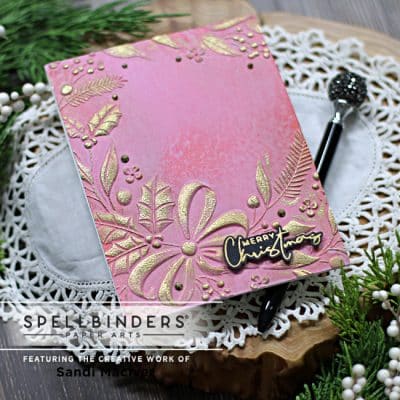Spellbinders Floral Swag Embossing Folder - Sandi MacIver - Card making ...