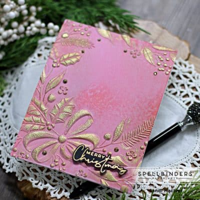 Spellbinders Floral Swag Embossing Folder - Sandi MacIver - Card making ...