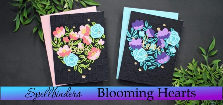 Spellbinders Blooming Hearts Large Die of the Month Kit