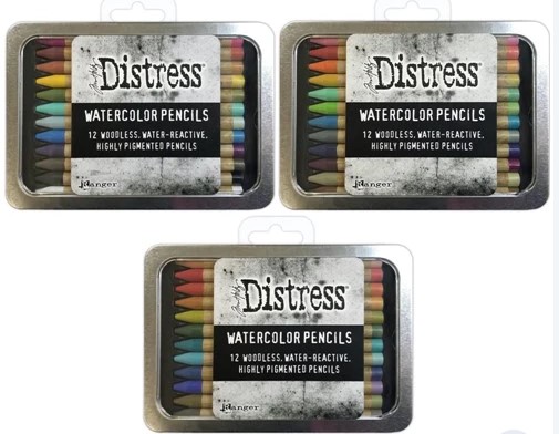 Tim Holtz NEW Distress Watercolor Pencils
