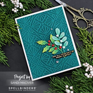 Spellbinders July Embossing Folder Club Cards - Sandi MacIver - Card ...