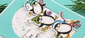 How to Make a Penguin Christmas Card