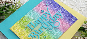 Simon Says Stamp Flower Buds Embossing Folder Cards