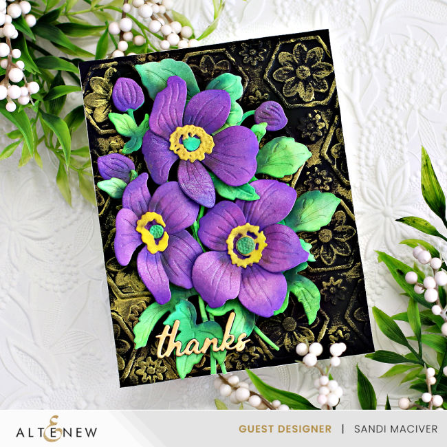 Altenew Japanese Anemone - Sandi MacIver - Card making and paper ...