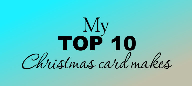 top 10 christmas card makes banner