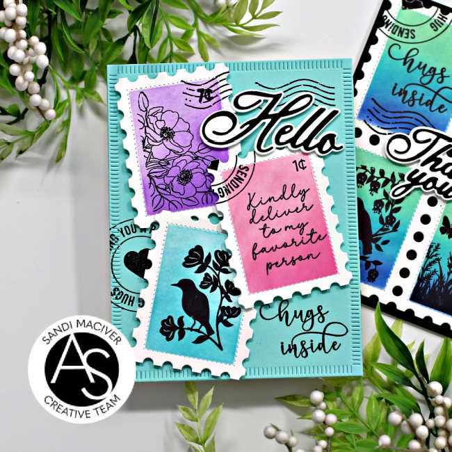 Alex Syberia Designs Hand Made Postage Cards - Card 2