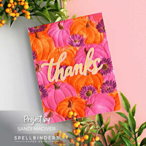 3D Pumpkin Embossing Folder Cards - Sandi MacIver - Card making and ...
