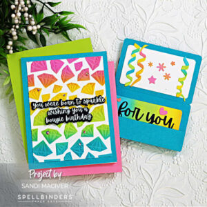 NEW Card Making Video - Spellbinders Stenciled Embossing Folder - Sandi ...
