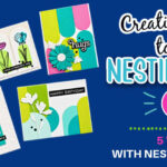 Five handmade cards featuring colorful nesting arch die designs, with text reading “Creative Ways to Use Nesting Dies #2 – 5 Ways with Nesting Arches.”